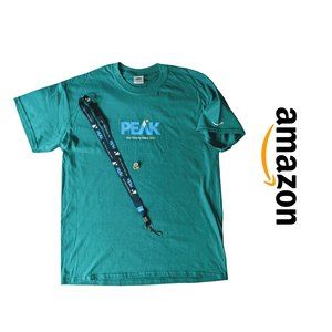 Amazon Peak 2021 Large Unisex Shirt L + Lanyard + Peccy Pin
